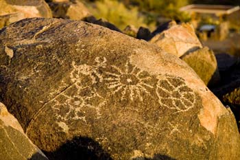Petroglyphs on Bajada Loop Drive at Signal Hill Picnic Area